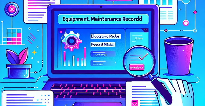 设备维护记录缺？ERP 系统电子化档案与提醒功能